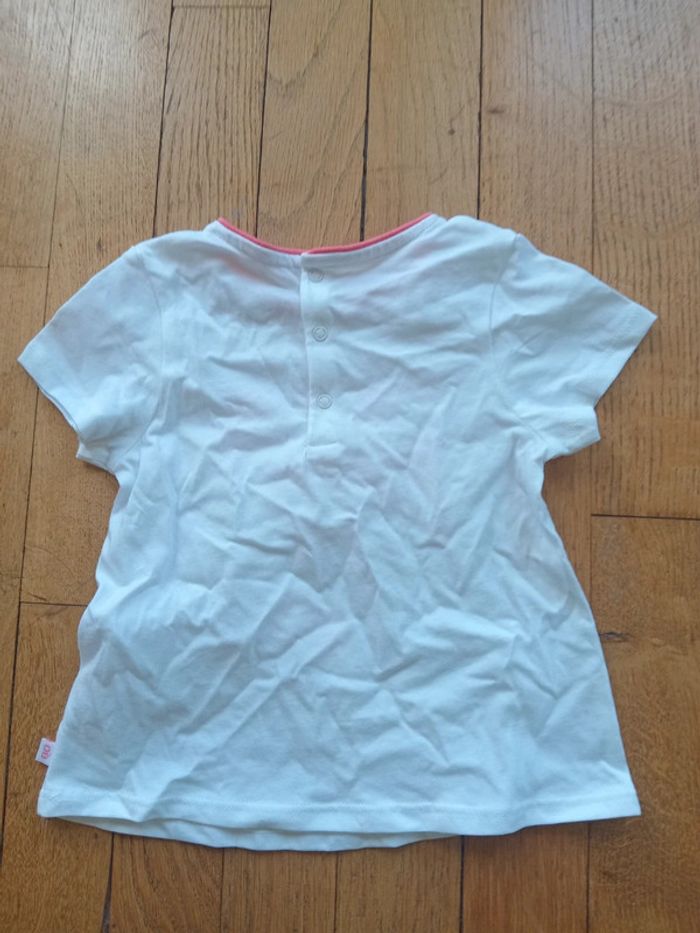 Tee shirt fille Obaïbi neuf 18 mois coton - photo numéro 5