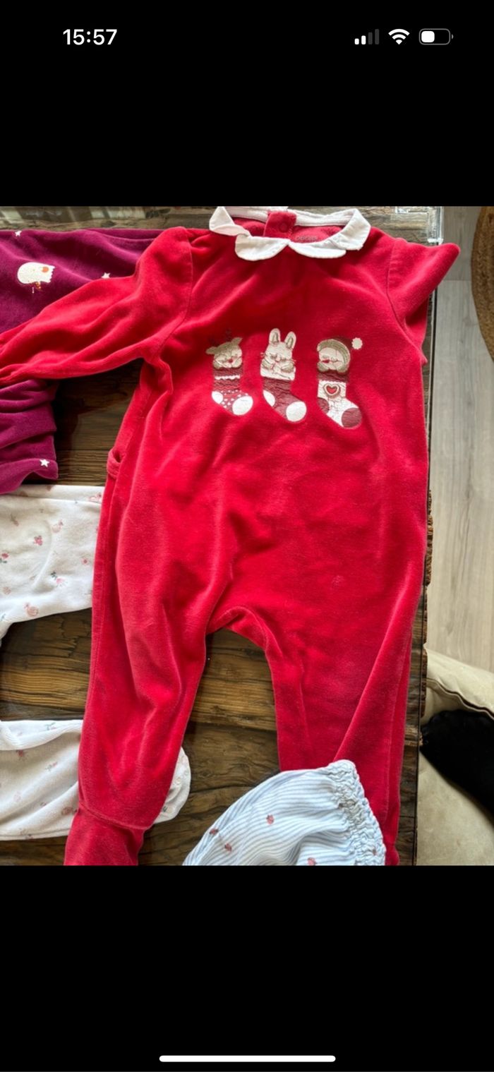 Lot bébé fille 12 mois tape à l’œil kiabi sergent major. - photo numéro 10