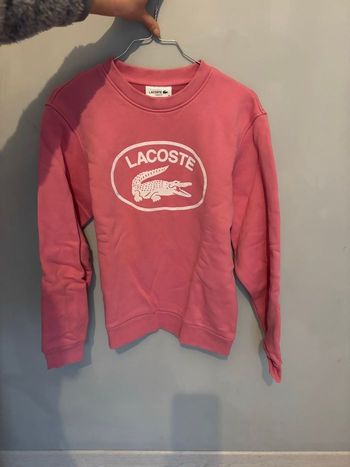 Pull Lacoste rose taille 36
