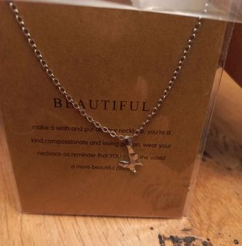 Collier fantaisie femme adolescente ado papillon