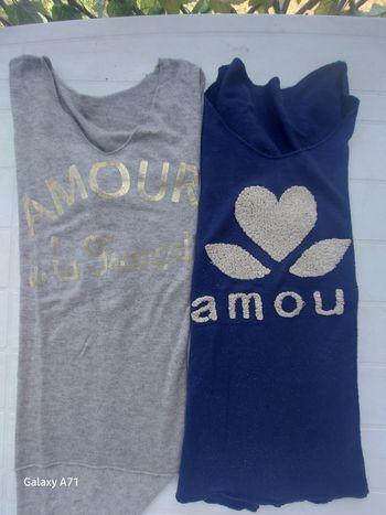 Lot pull été femme AMOUR