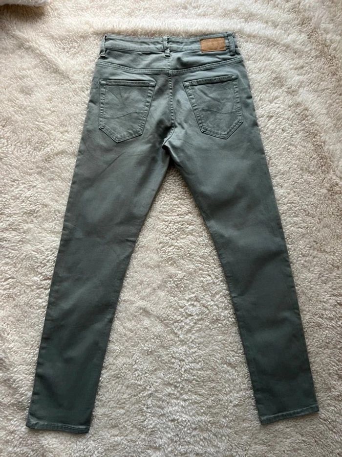 Jean straight vert clair Celio 38 - photo numéro 5