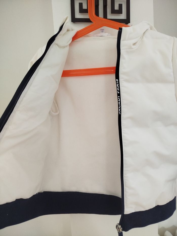 Blouson garçon blanc Jacadi 4 ans - photo numéro 6