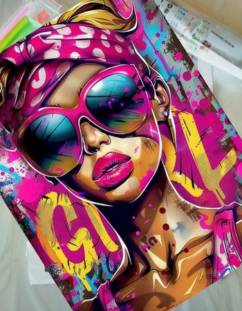 Diamond painting femme stylé #S029