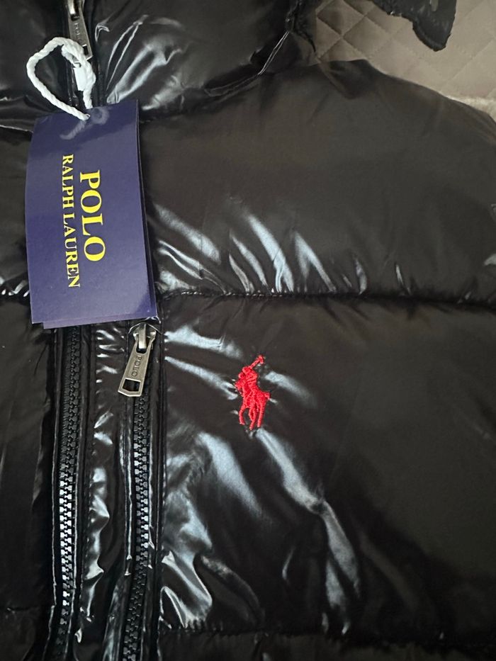 Doudoune Ralph Lauren noir brillant - photo numéro 4