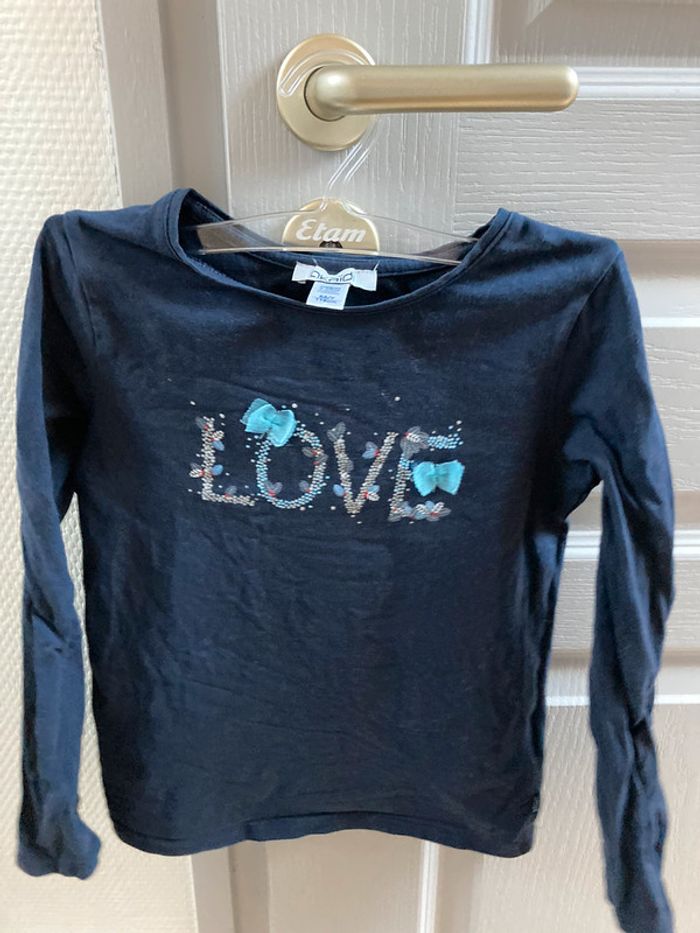 Tee shirt manches longues okaidi 6 ans