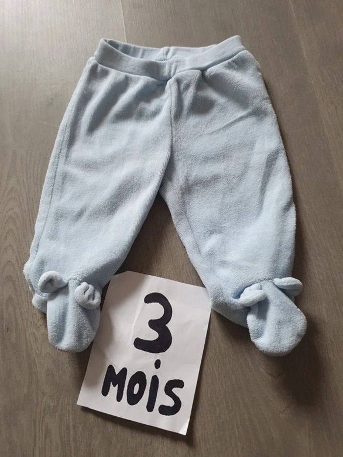 Pantalon avec pieds 3mois