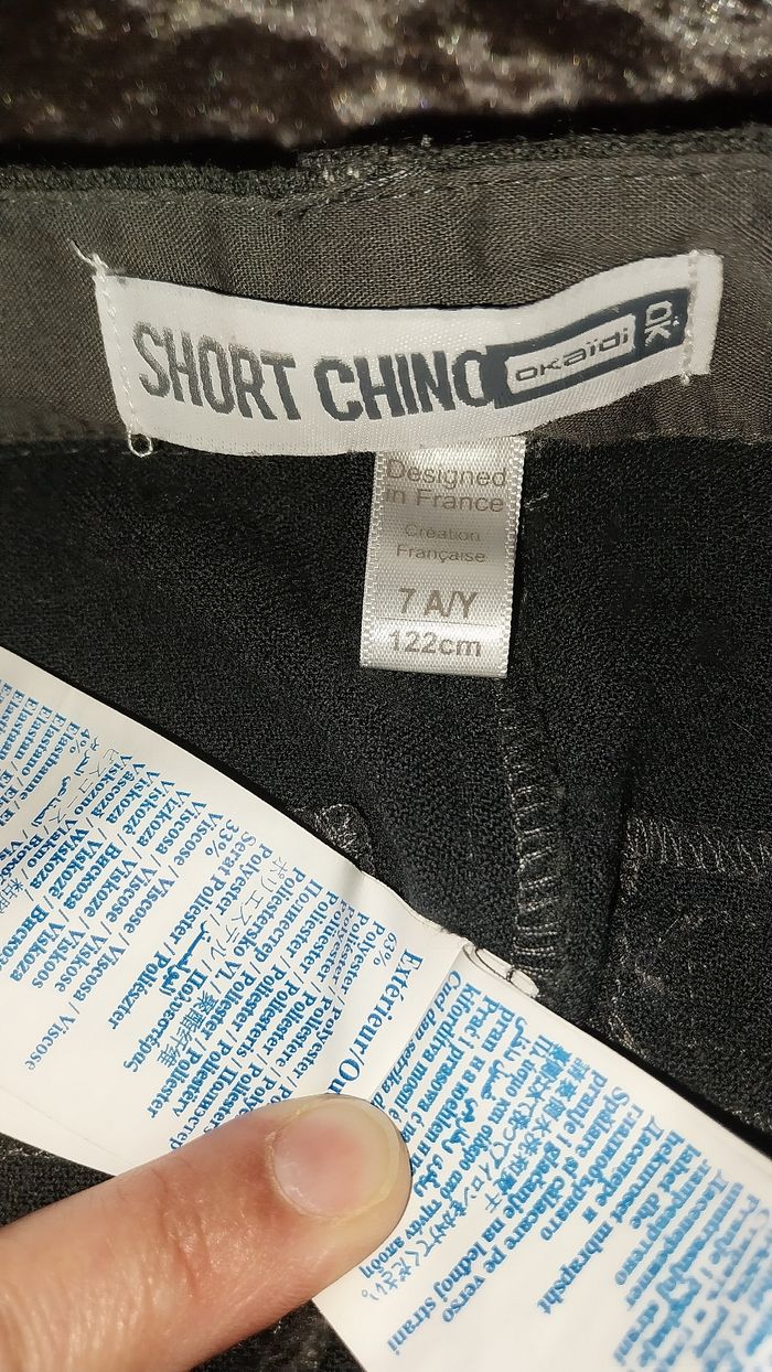 Short chino Okaidi Excellent état Taille 7 ans - photo numéro 4