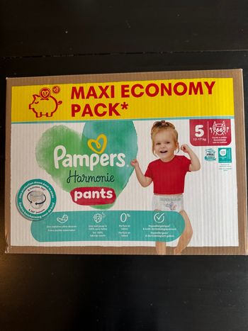 66 couches Pampers harmonie pants taille 5