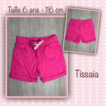 Short - taille 6 ans 116 cm