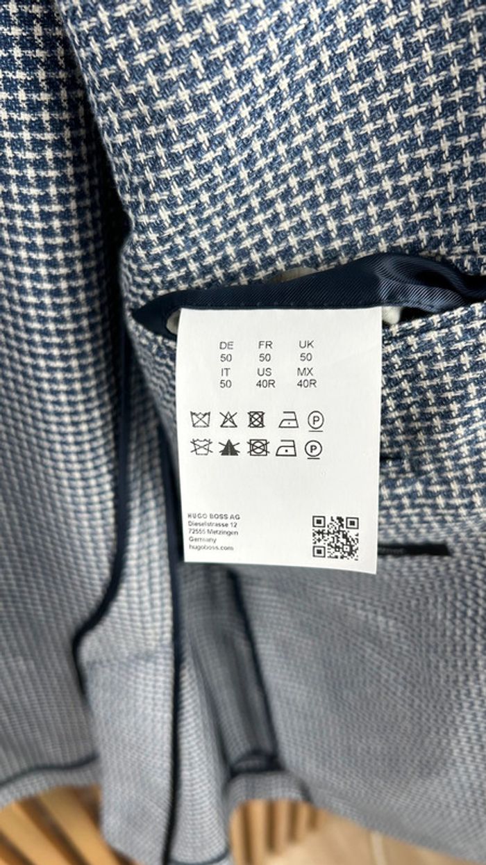 Blazer Boss Tailored – Lin, Laine et Soie, Regular, Taille 50 FR - photo numéro 10