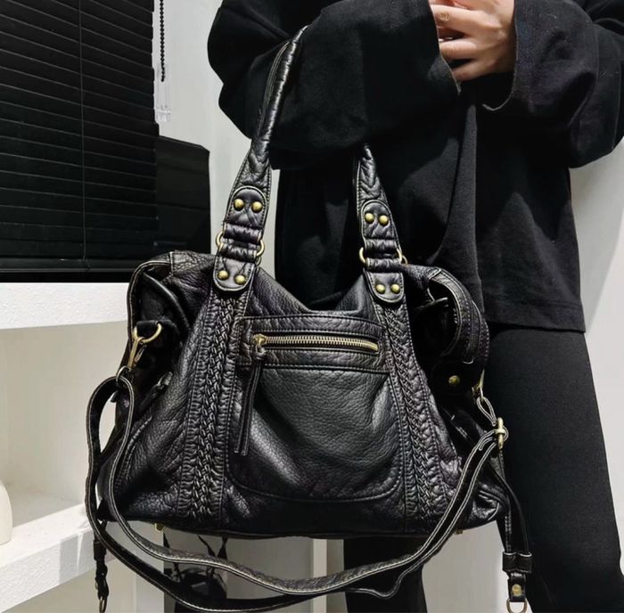 Sac à main noir vintage y2k - photo numéro 2