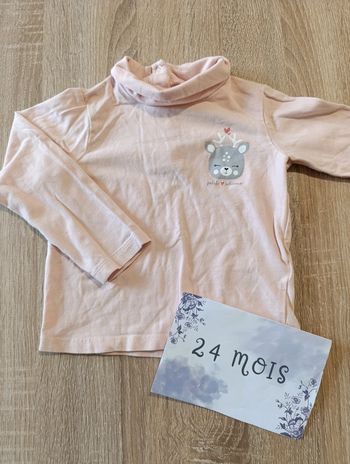 T-shirt manche longue 24mois