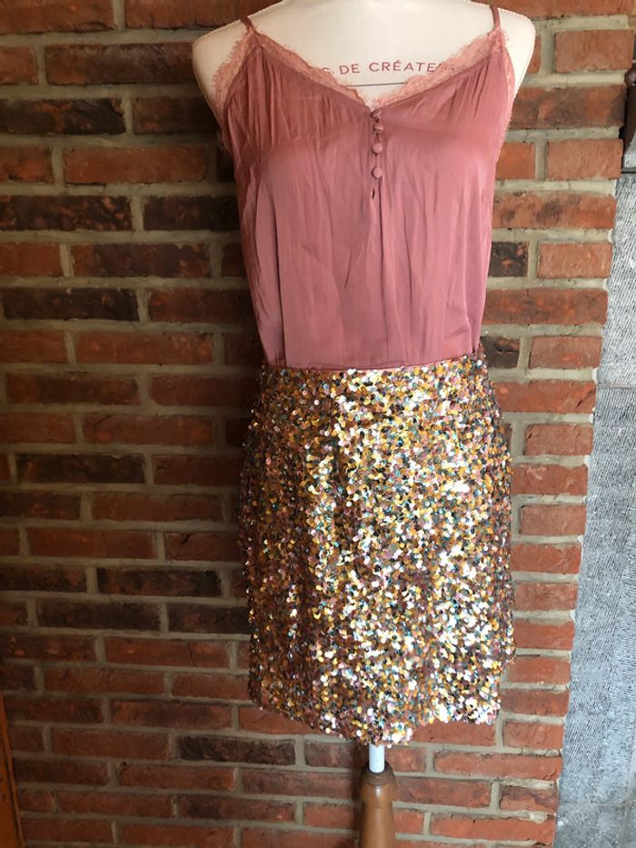 Jupe à sequins naf naf - n e u ve - photo numéro 3