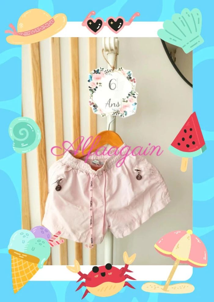Short rose sport rg512 6ans