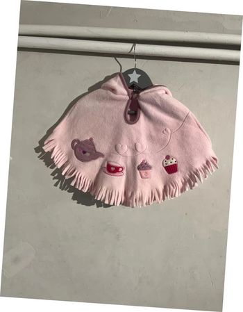 Poncho tout doux polaire 6 mois