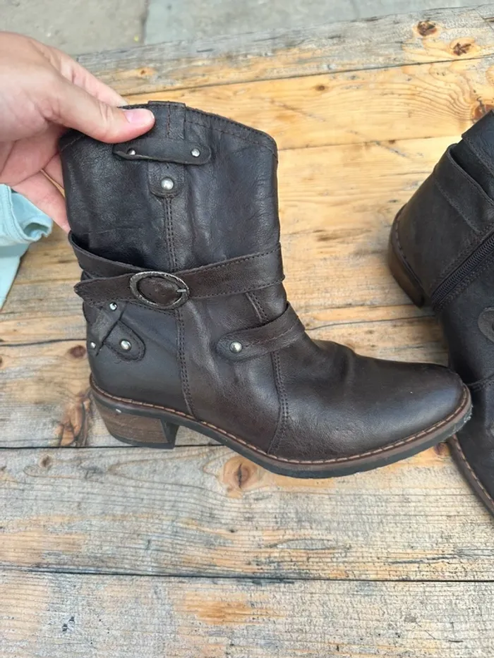 Bottine en cuir de la marque tilt en excellent état taille 37 - photo numéro 4