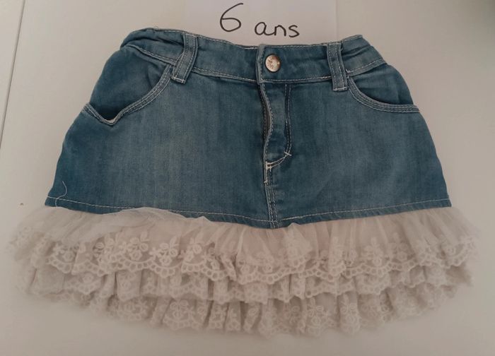 Jupe en jean 6 ans