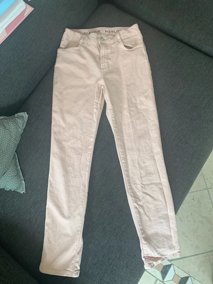 Jean vieux rose- Claudie Pierlot - taille 36 en très bon état