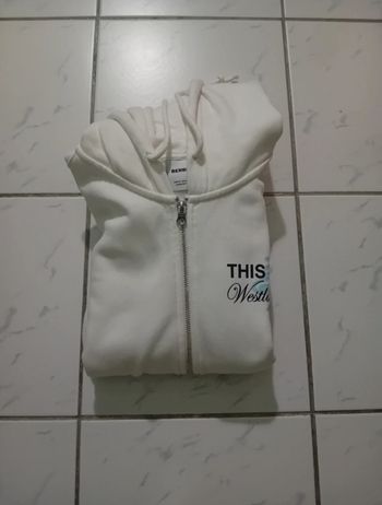 Veste blanche Bershka 