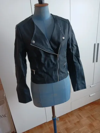 Veste simili cuir femme