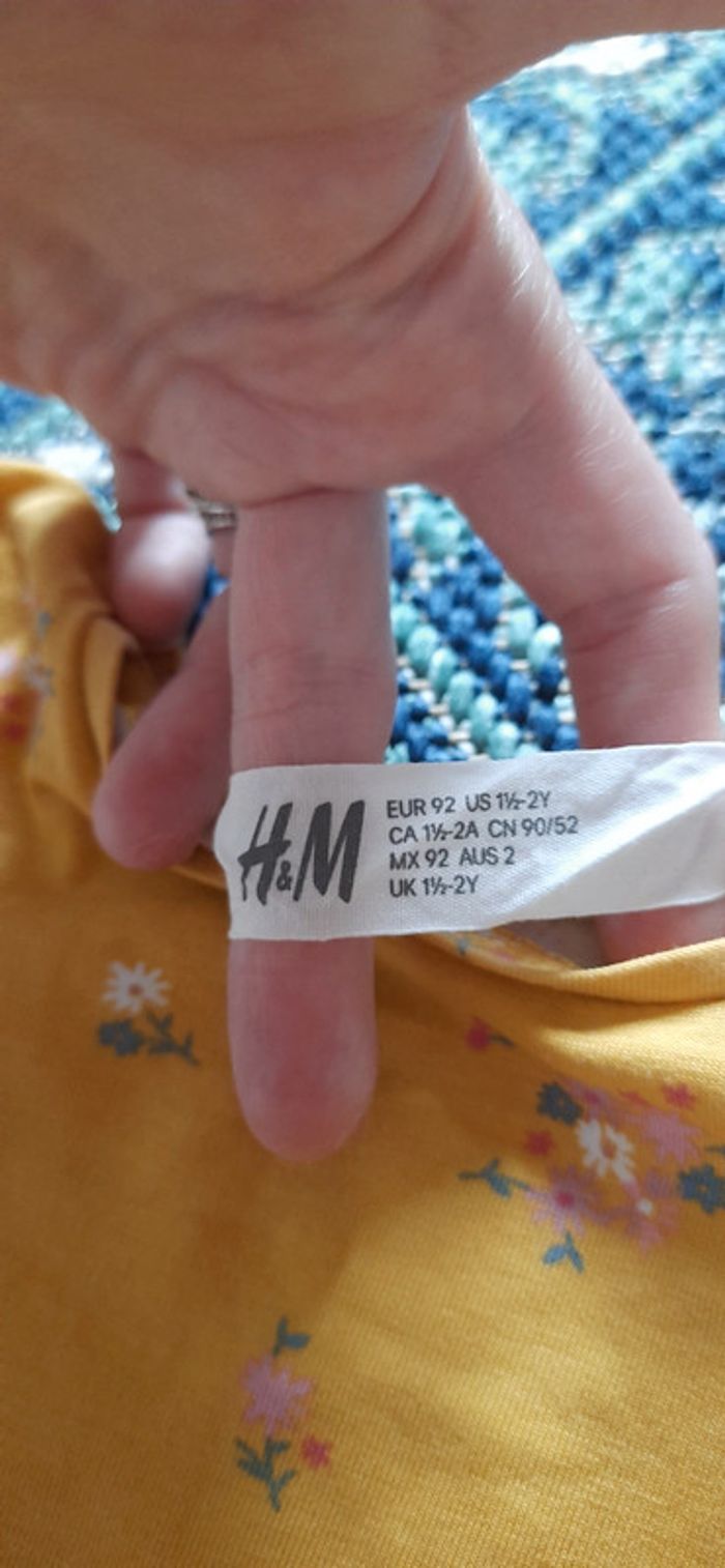 Tee-shirt ML H&M 24M - photo numéro 3