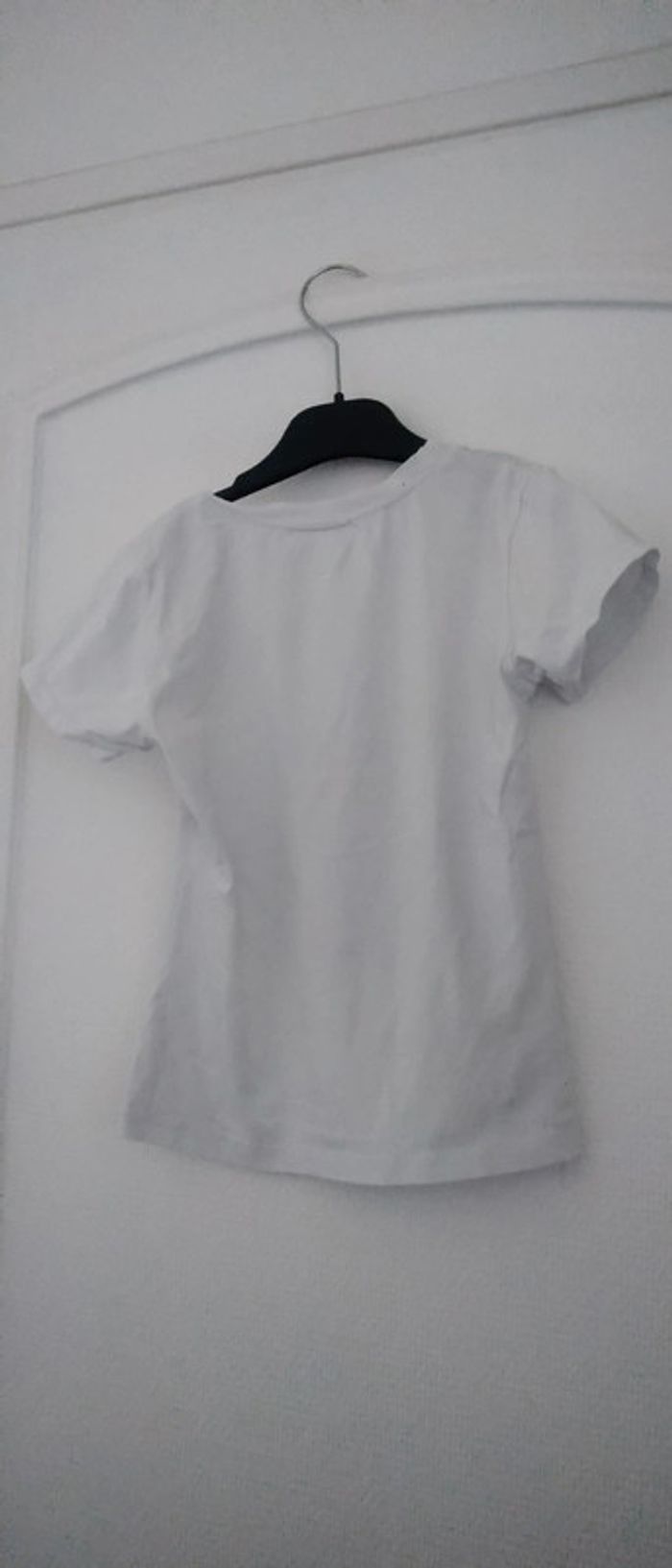 Tee shirt imprimé flacon de parfum blanc fille 8 ans - photo numéro 4