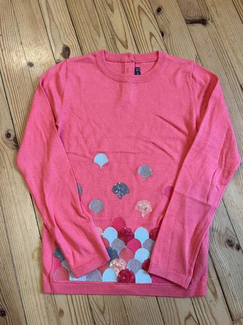 Pull corail Sergent Major 11 ans état neuf