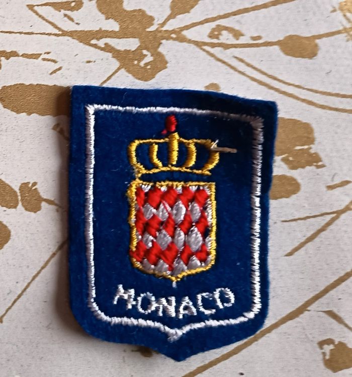 Écusson / blason à coudre ville de Monaco