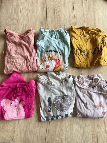 Lot de 6 T-shirts à manches longues