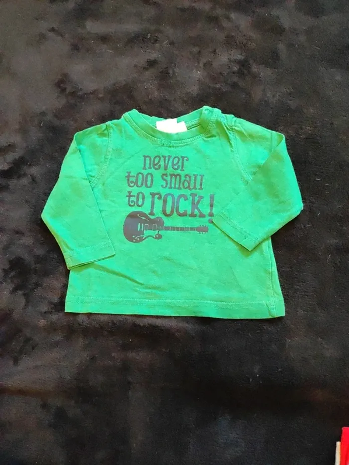 Lot 11 t-shirt manches longues 6 mois - photo numéro 7