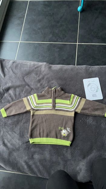 Pull col zippé