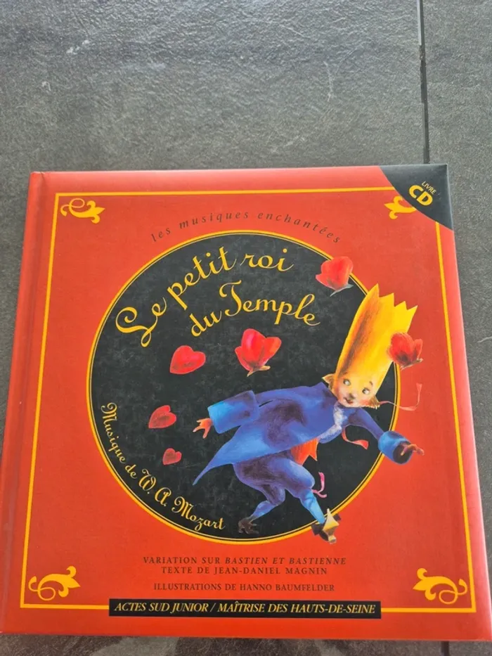 Livre Opera Avec CD pour enfant "Le petit roi du temple"