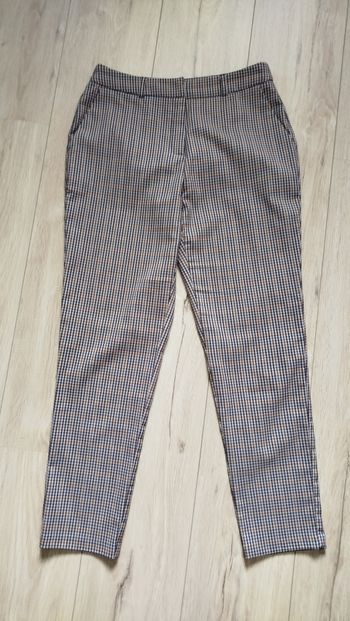 Pantalon chic chino court à carreaux kiabi 40 L