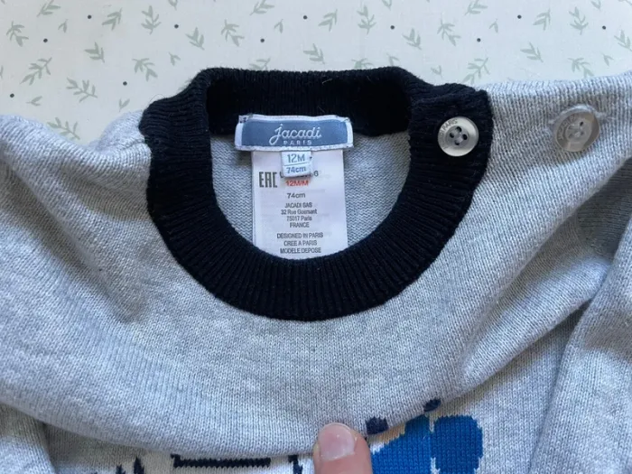 Pull Jacadi 12 mois - photo numéro 3