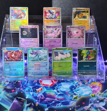 Lot 23 cartes Pokémon POKEBALL neuves 🇨🇵 série Évolution Prismatique