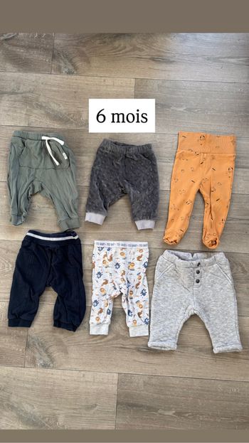 Lot pantalons 6 mois