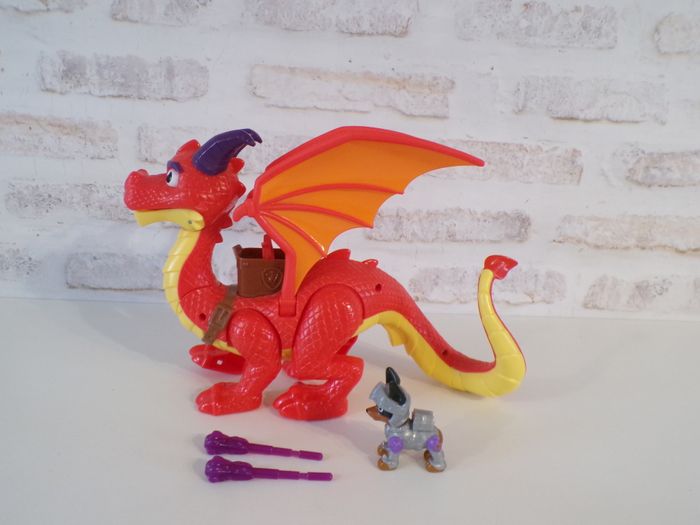 Dragon Braise et Croc le chevalier - Paw Patrol - Pat Patrouille (J5) - photo numéro 2