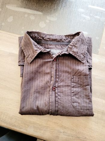 Chemise manches courtes en L