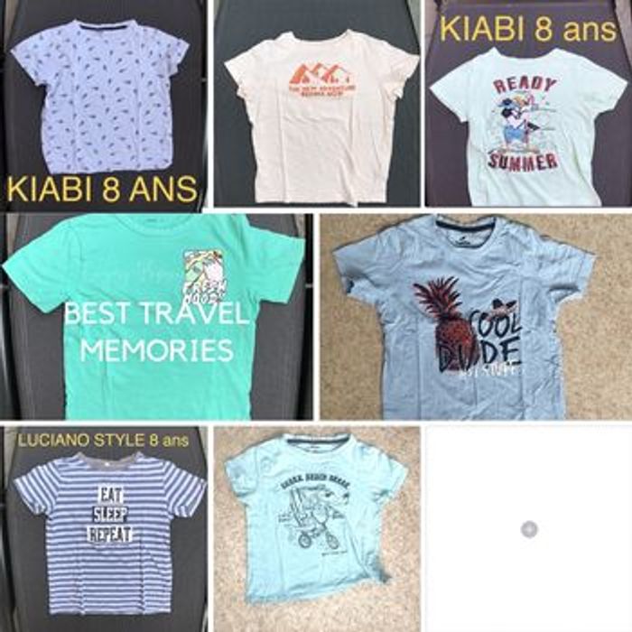 Lot de 23 t-shirt 8 ans - photo numéro 10