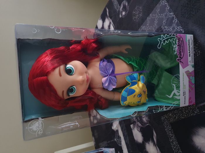 Poupée Disney Animators collection Ariel neuve 38 cm