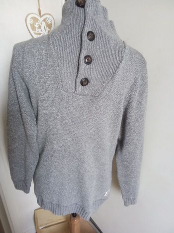 Pull hiver homme gris taille  S,  ou 36 -38, jack and jones