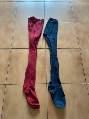 Lot 2 collants fille 10/12 ans