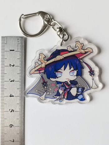 Porte-clés Genshin impact Scaramouche