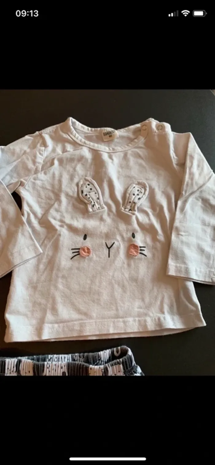 Ensemble lapin 🐰 taille 24 mois - photo numéro 2
