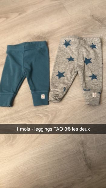 Leggings garçon 1 mois