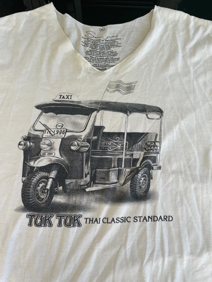 Joli T-shirt, blanc, taille XL - photo numéro 3