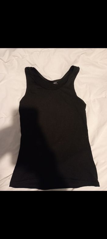 Débardeur noir 146/152 cm 11/12 ans neuf 1€5