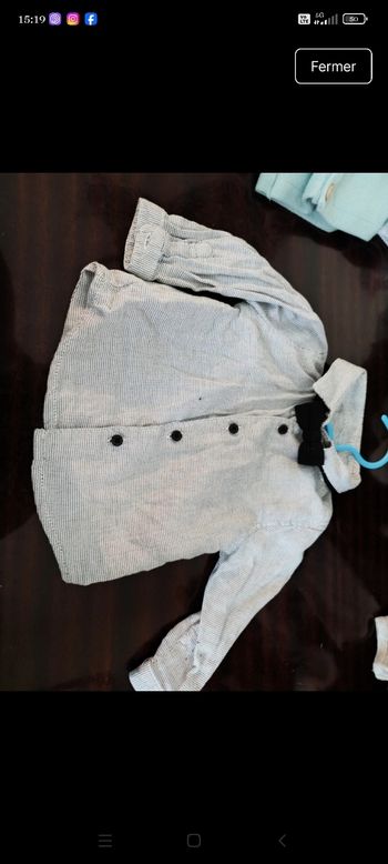 Chemise avec noeud 