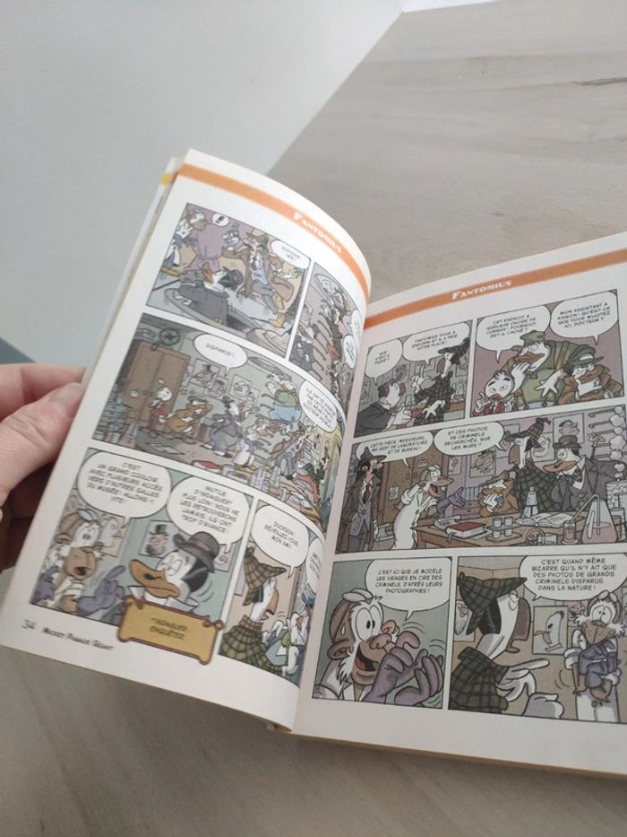 Livre bd Mickey parade géant 374 défi fantomius - photo numéro 8